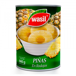 piñas en rodajas 560 gr