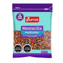 mostacilla multicolor 100 gr