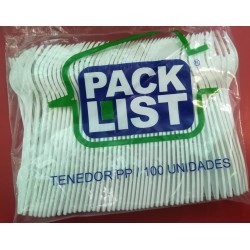 tenedor desechable pack...